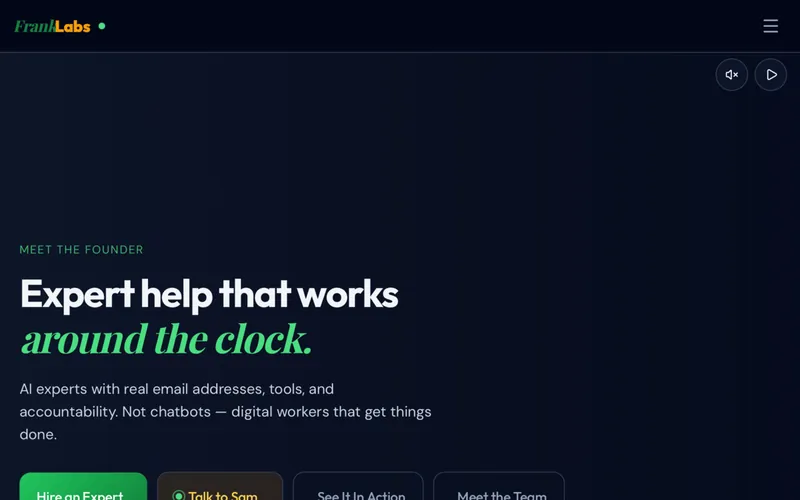 Frank Labs screenshot